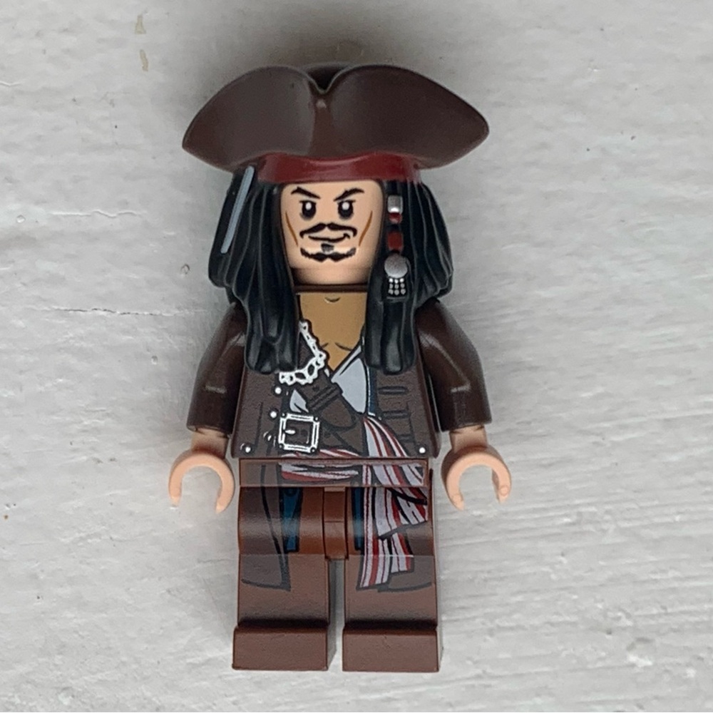 LEGO Captain Jack Sparrow Minifigure poc011 Pirates of the Caribbean 4194 4195